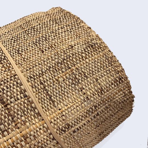 Metro lineal tejido rafia trama ancha fibra de banana 120 cm