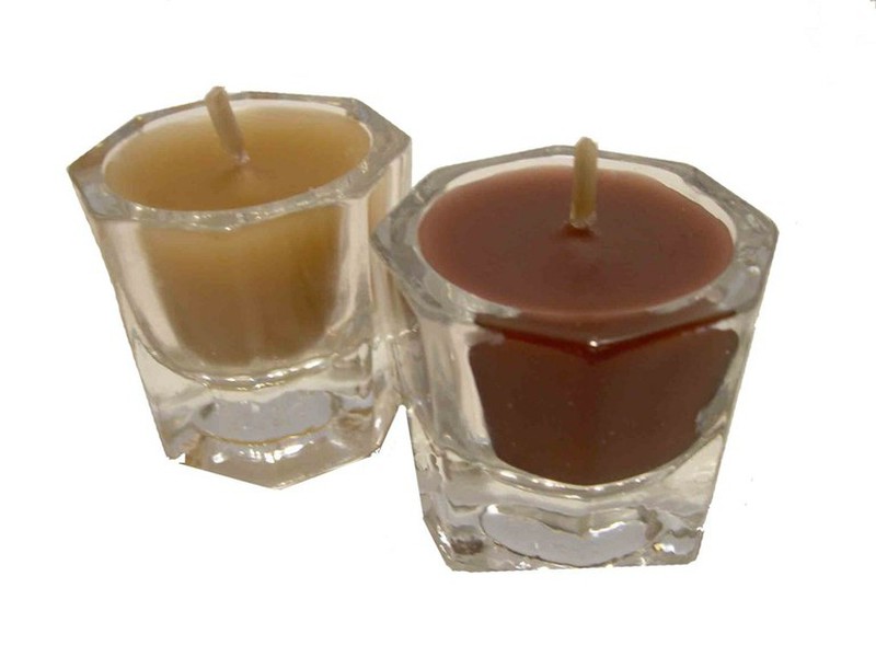 Mini candele profumate in vetro (scatola da 6 u.) — Dbambu