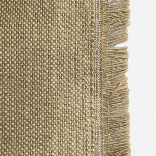 Tissu ML en jute et paille de coton recyclé 160 cm