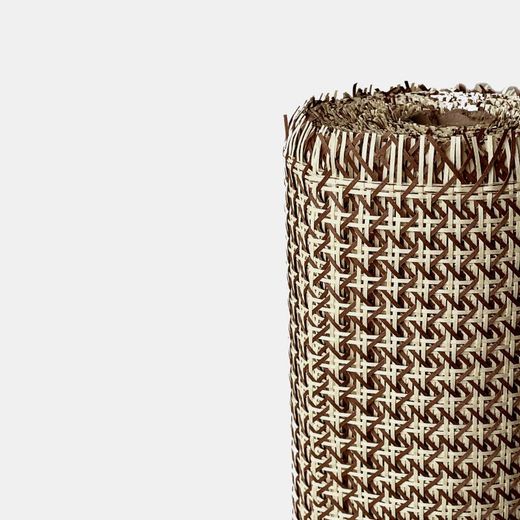 Tissu Ml Coton Paille Cannage Bicolore 80 cm