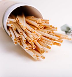 Pacote com 100 canudos de trigo