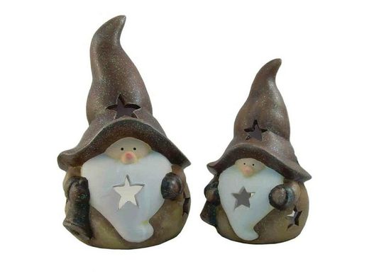 Pareja Portavelas de ceramica