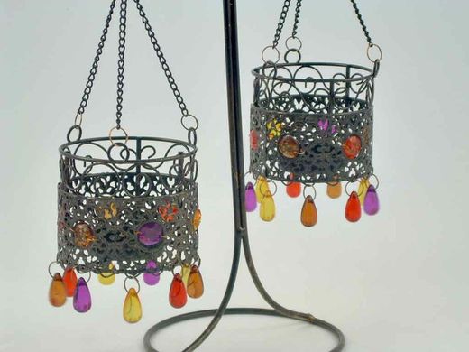 Bougeoir sur pied Suspendu