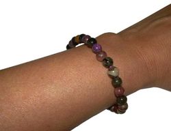 Bracciale con palline di tormalina