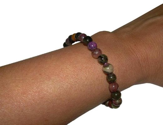 Bracciale con palline di tormalina