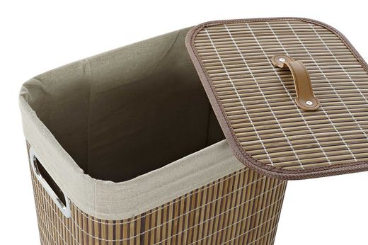 Set de 3 cestas de bambú para la ropa