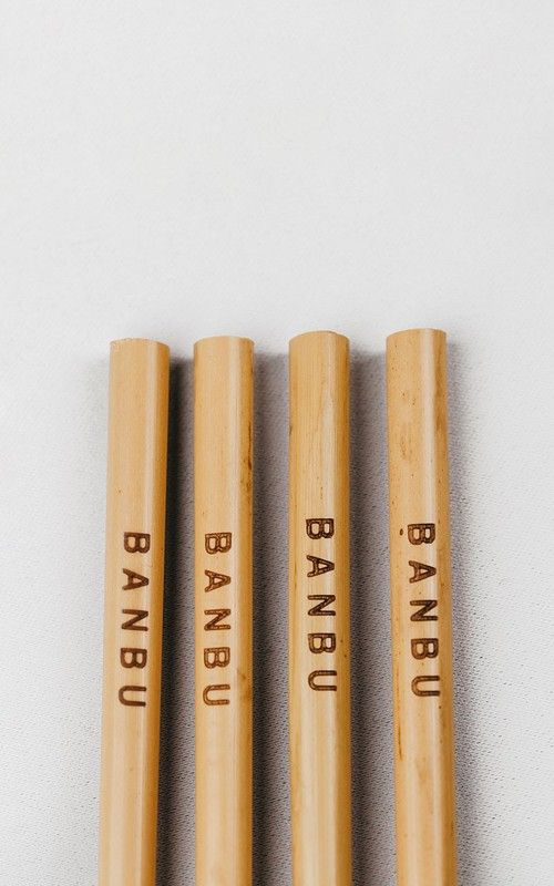 Set di cannucce di bambù