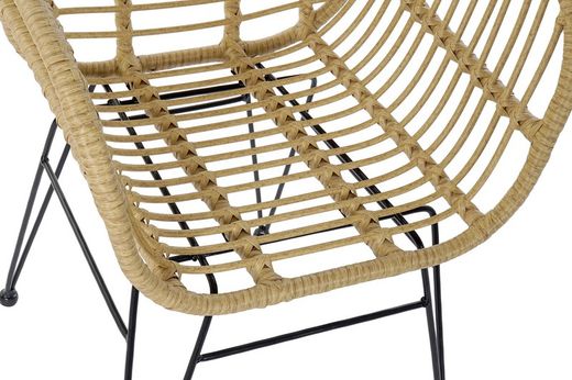 Ensemble table et chaises en rotin synthétique