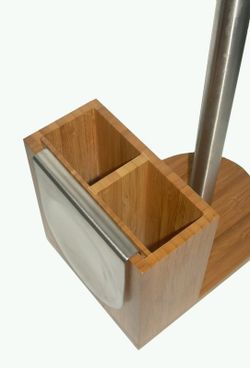 Set portarotolo per posate in bambù