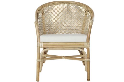 Poltrona balinese bambù e rattan naturale