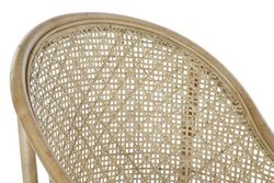 Poltrona balinese bambù e rattan naturale