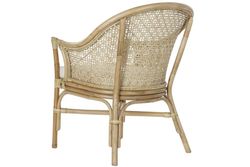 Poltrona balinese bambù e rattan naturale