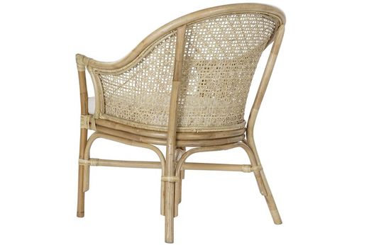 Poltrona balinese bambù e rattan naturale