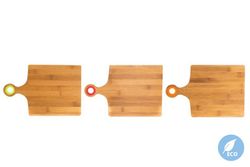 Tábua de corte de bambu e silicone