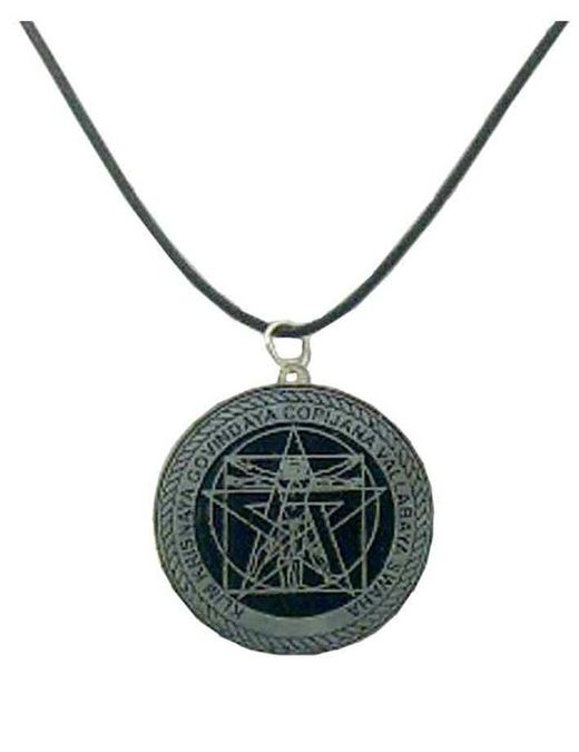 Talismán Pentagrama protección de la casa plata