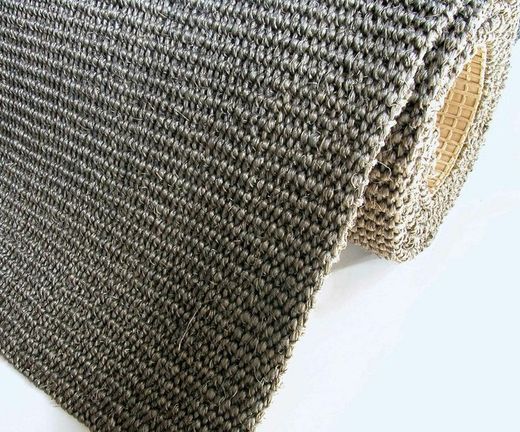 Tejido Sisal boucle Negro