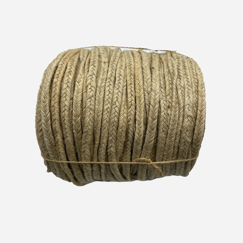 brandy Túnica tornado Madeja trenza de yute natural 8/10 mm. Para acabados decorativos en cestas,  bolsos o muebles — Dbambu