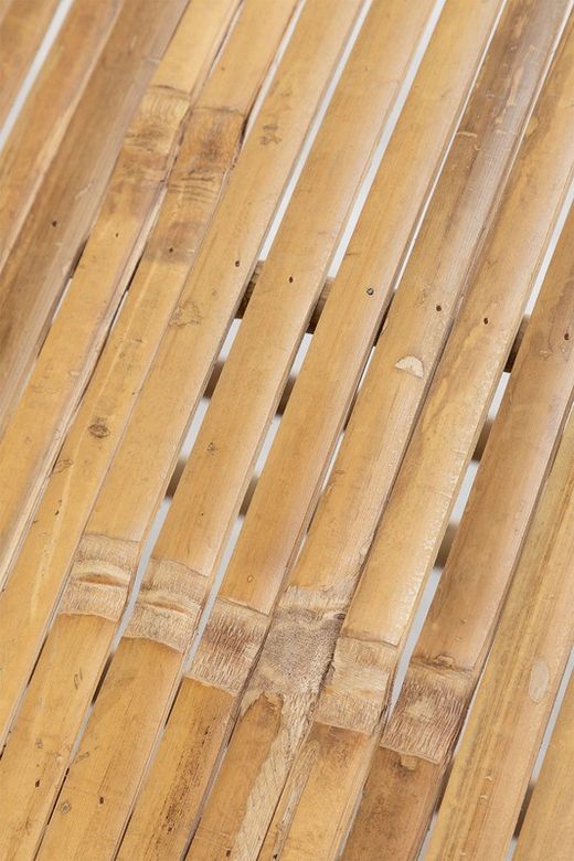 lettino reclinabile in bambù