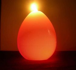 vela que muda de cor
