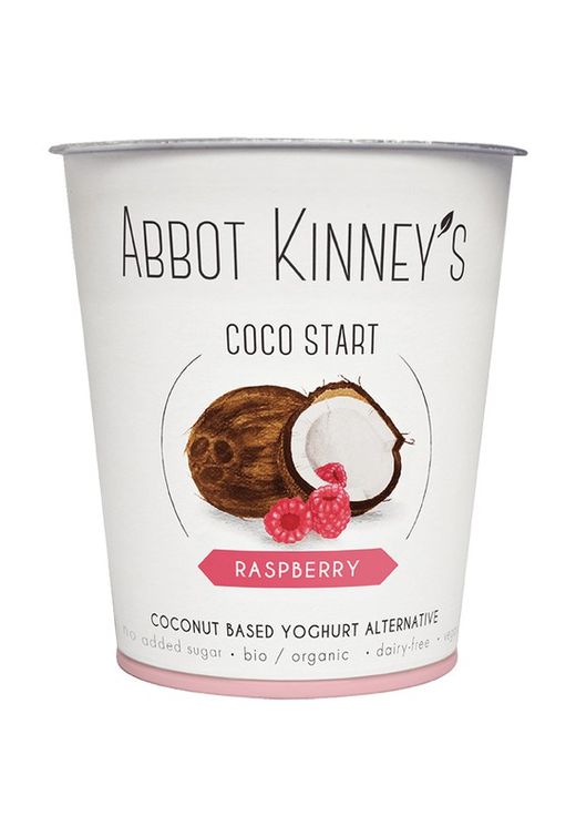 Yogourt à la framboise et à la noix de coco